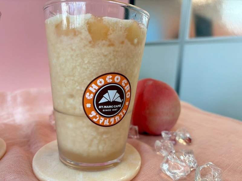 サンマルクカフェ　濃密ピーチスムージー