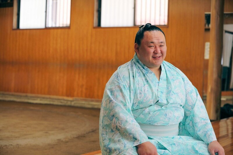 浴衣の柄や生地にもこだわりがある玉鷲関