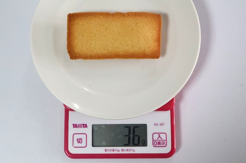 「こだわりのフィナンシェ」は36g