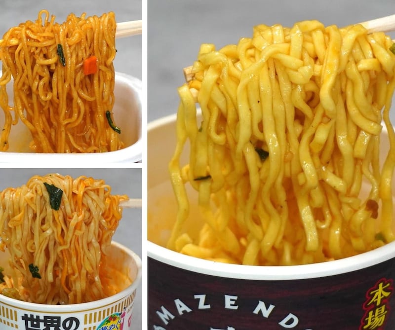 「明星 麻膳堂監修 麻辣牛だし麺」「麻辣湯好きに朗報です 汁なしまぜそば 麻辣湯味」「カップヌードル 14種のスパイス麻辣湯」