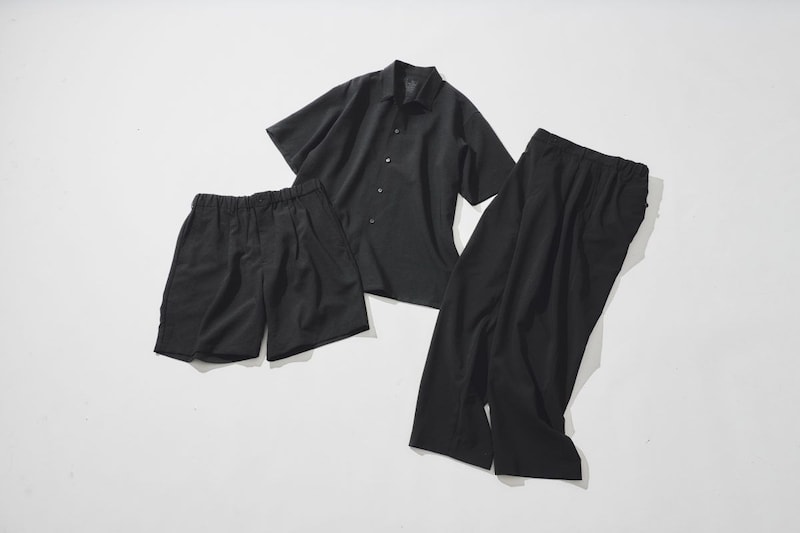 紳士　風を通すショートパンツ ￥3,990
紳士　風を通す半袖シャツ ￥3,990
紳士　風を通すツータックパンツ ￥4,990
