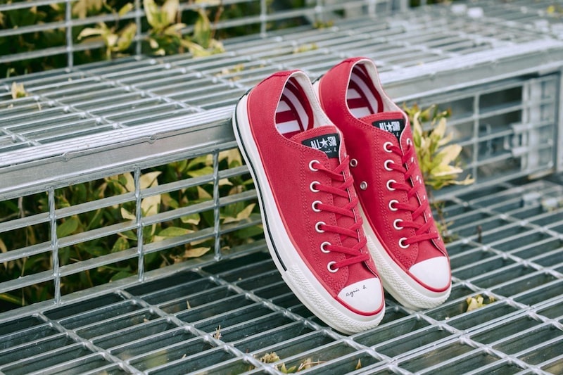 アニエスベー×コンバース「ALL STAR AGED OX（レッド）」￥23,100