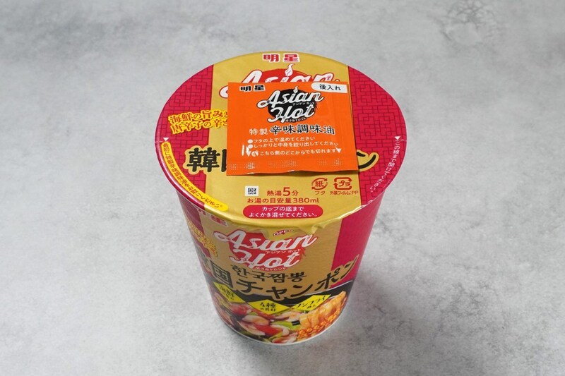 明星食品「明星 Asian Hot 韓国チャンポン」