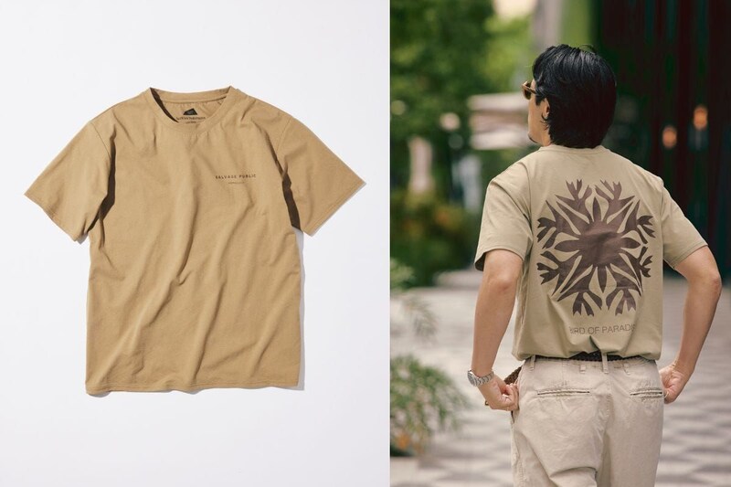サルベージパブリック「別注 BIRD OF PARADISE UPF Tシャツ」¥7,590