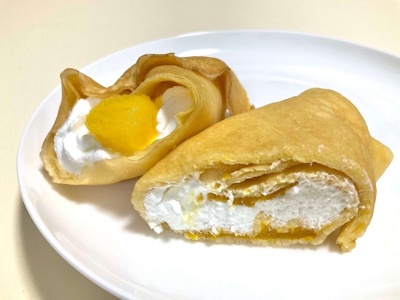 セブン-イレブン、もっちもち食感クレープ　マンゴーココナッツ