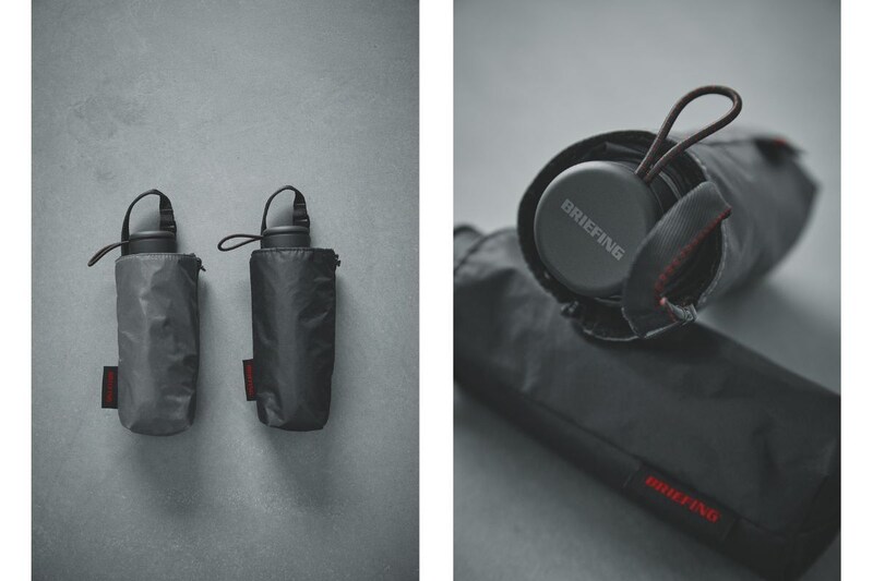 BRIEFING×HUS.「AW COMPACT UMBRELLA」各￥6,380／φ920×L545㎜（折りたたみ時160㎜）／0.21㎏