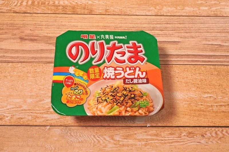 明星食品「明星 のりたま 焼うどん だし醤油味」