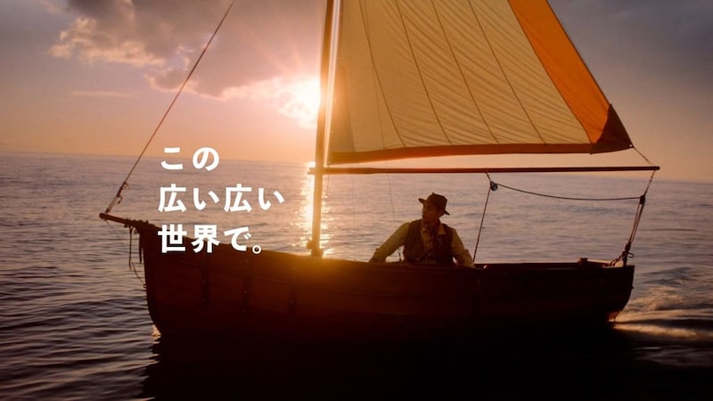 「船出篇」の制作では、実際に海上で撮影した