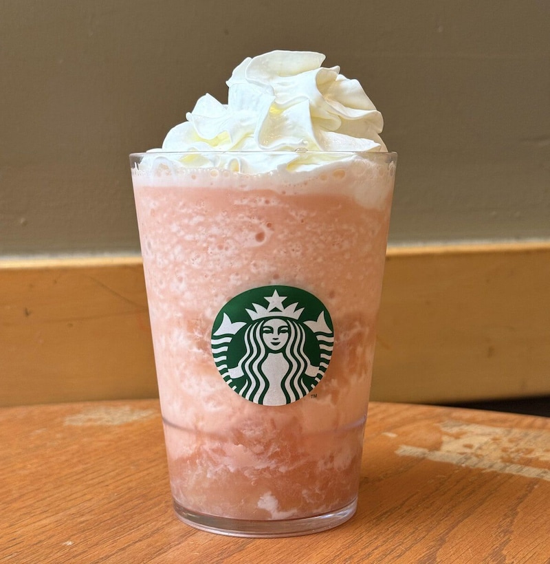 スターバックスコーヒー「ピーチ & ピーチミルク フラペチーノ」
