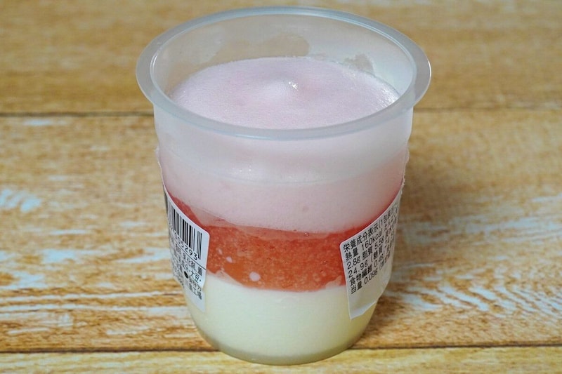 ローソンの「Uchi Café 泡ピーチゼリー」