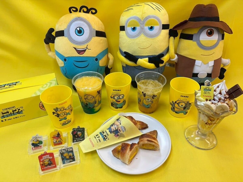 映画の世界観に没入！サンマルクカフェにミニオンズが参上