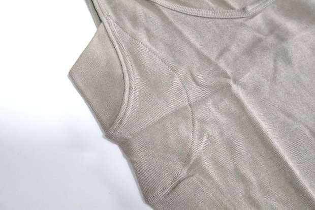 綿汗取りパッド付き