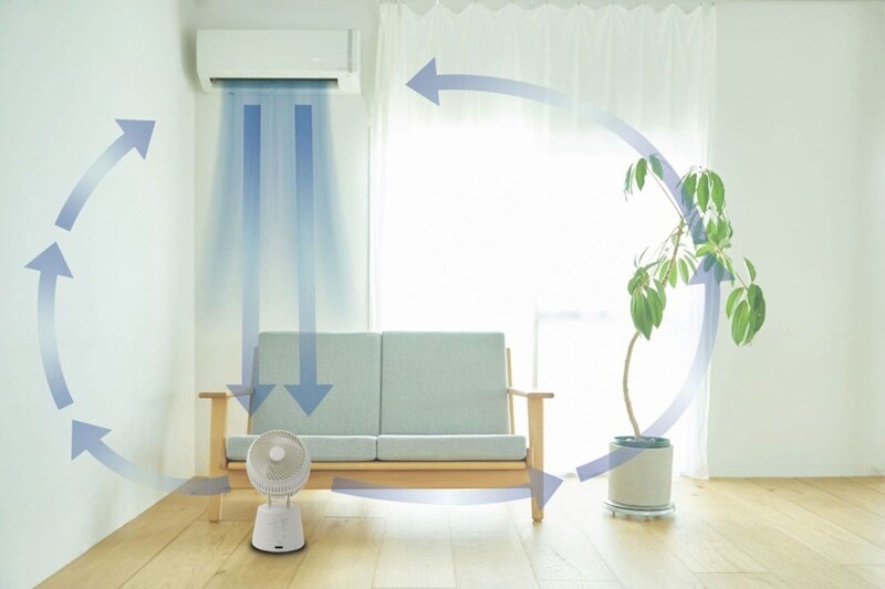 冷房使用時にサーキュレーターを置くと良い場所