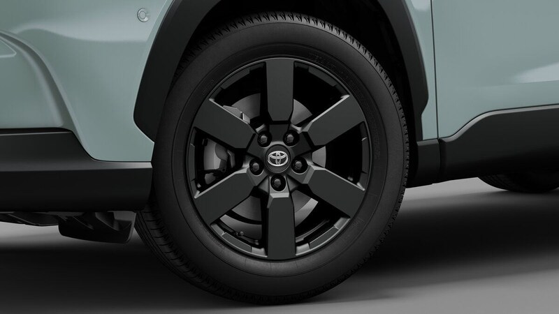 マットグレーメタリック塗装の215/60R17タイヤ＆アルミホイール