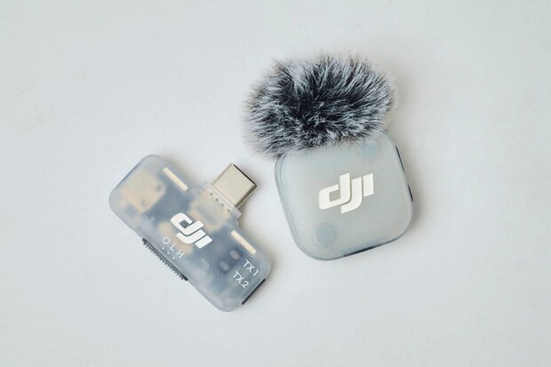 「DJI Mic Mini 2トランスミッター」と「DJI Micシリーズ モバイル レシーバー」