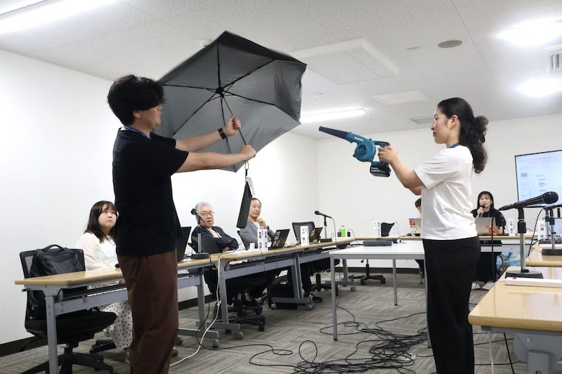 爆風を当てる!