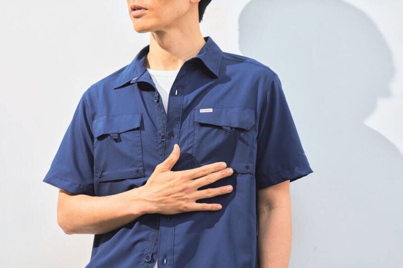 蒸れを抑制できるベンチレーション