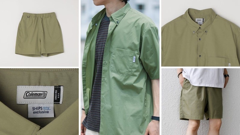 【酷暑対策&ショーツの着こなしに悩まない!】シップス エニィのコールマン別注セットアップは夏に必携な大人の万能アイテムだ