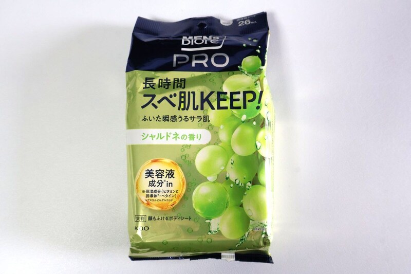 メンズビオレ 顔もふけるボディシートPRO サラすべうるおい持続タイプ