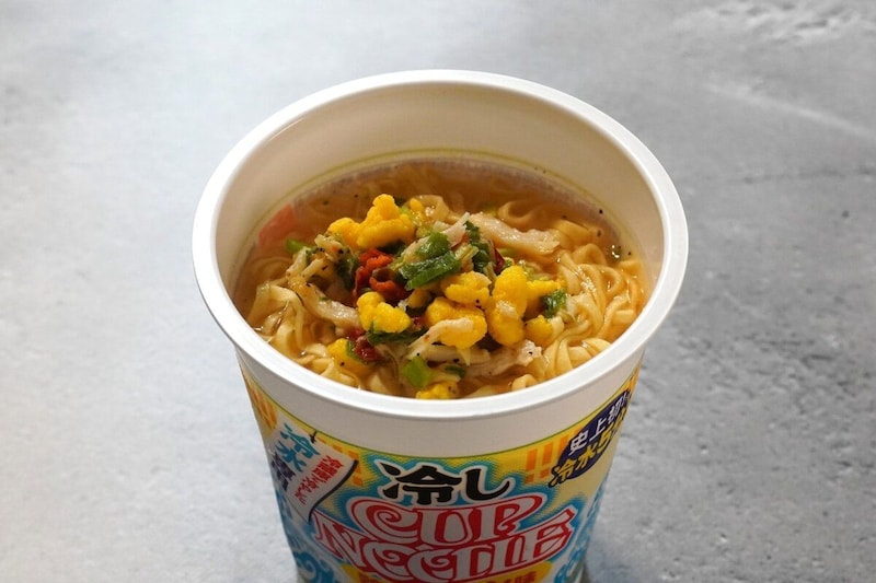 冷水を入れて5分待ったら完成
