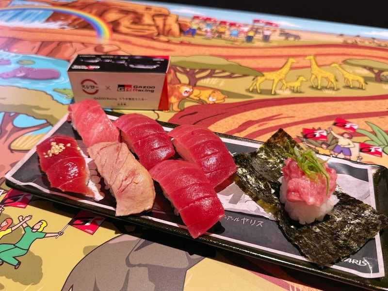 大とろ、中とろ（3貫）、漬け赤身、中とろ焦がし醤油、ねぎとろ包みという、本鮪の旨味を極限まで堪能できる贅沢すぎる一皿！