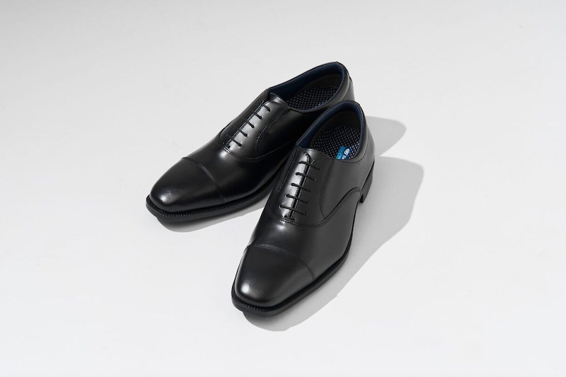 ホーキンス 通気性 ストレートチップ BLACK ￥12,100