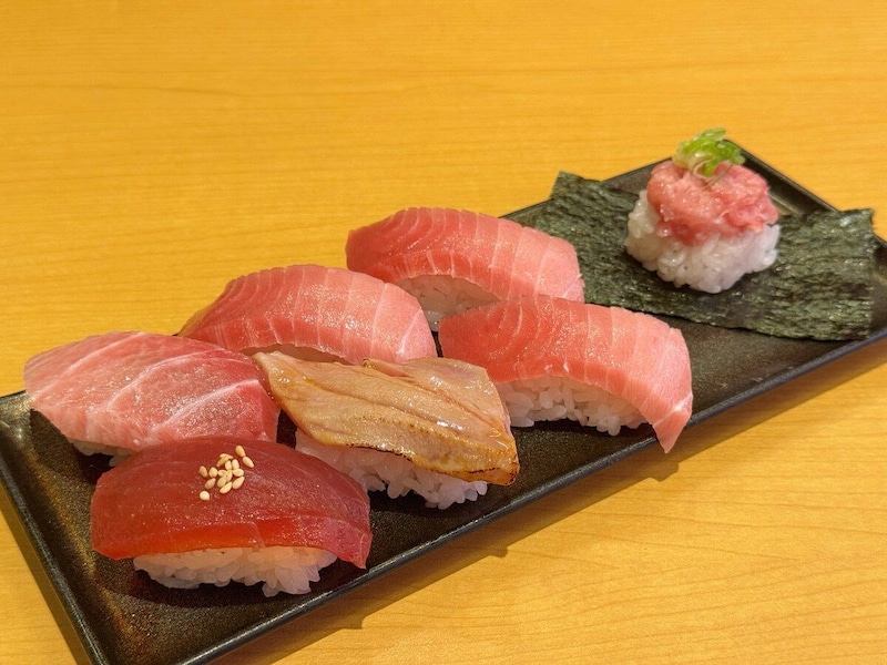 天然本鮪7貫盛り