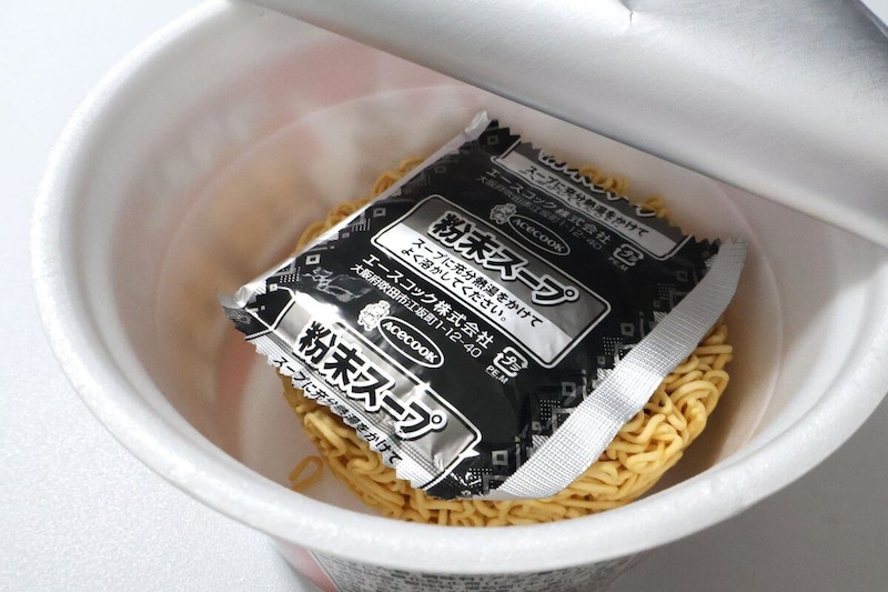 粉末がついている