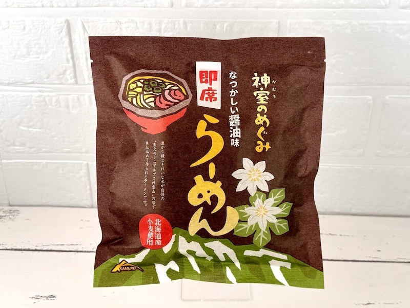 秋田県 神室のめぐみ
即席らーめん(醤油)
¥448(税別)