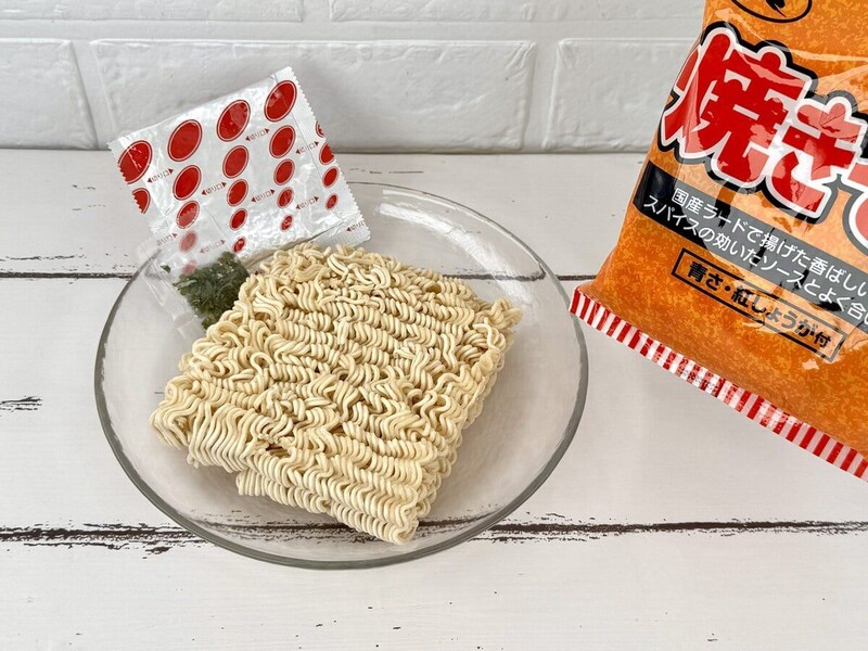福岡県 栗木商店
くりきの焼きそば／この焼きそば最大の武器が、日本で唯一という「国産ラード100％」で揚げた麺