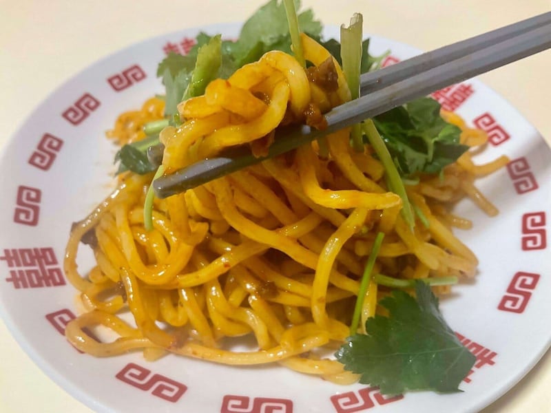 カルディコーヒーファーム、オリジナル スタミナ麻辣辛まぜ麺
