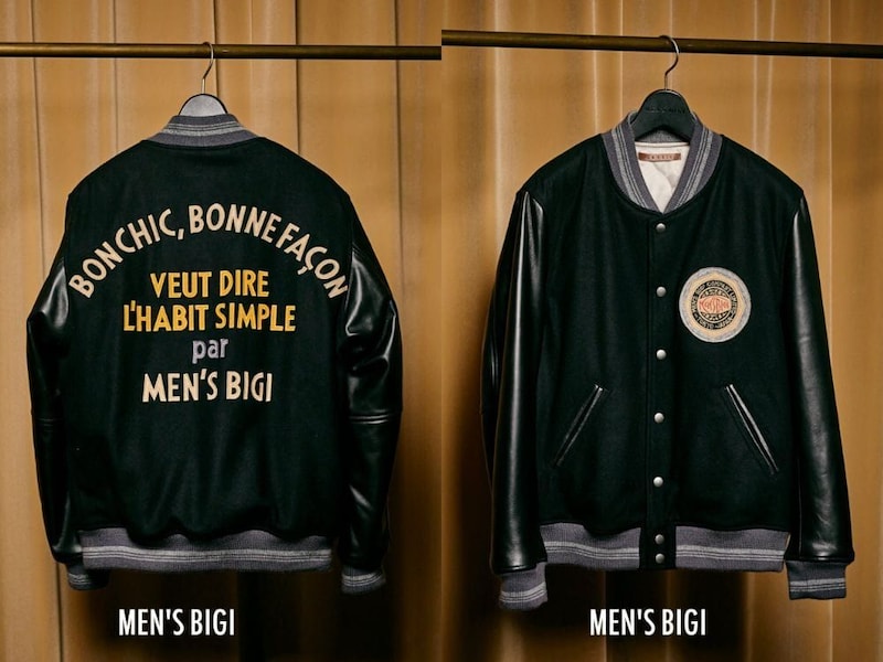 メンズビギ「MEN'S BIGI STADIUM JACKET 1985 MODEL」￥93,500