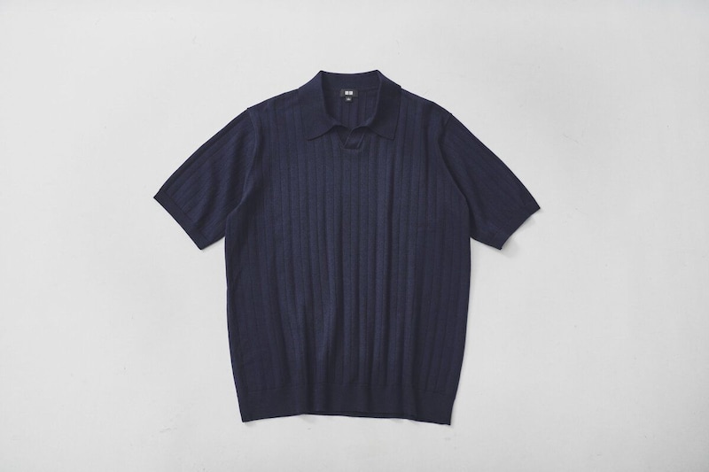 ウォッシャブルスキッパーポロセーター 69NAVY ¥2,990