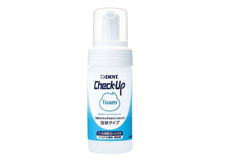 ライオン　チェックアップ フォーム ミックスフルーツ　医薬部外品　100mL　￥1,100（税込）