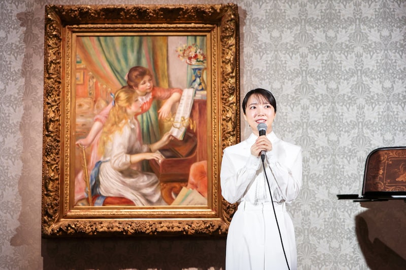 展覧会アンバサダー【上白石萌音】来場！　『オルセー美術館所蔵　印象派—室内をめぐる物語』　上白石「親しみやすさを感じました」