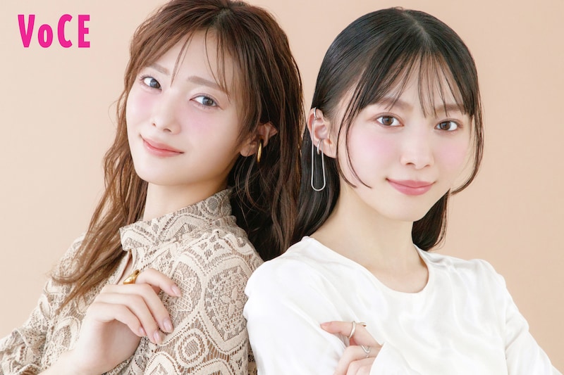 田村保乃＆森田ひかる(櫻坂46)登場！　1/22発売『VOCE』3月号　【息がぴったりなふたり…】