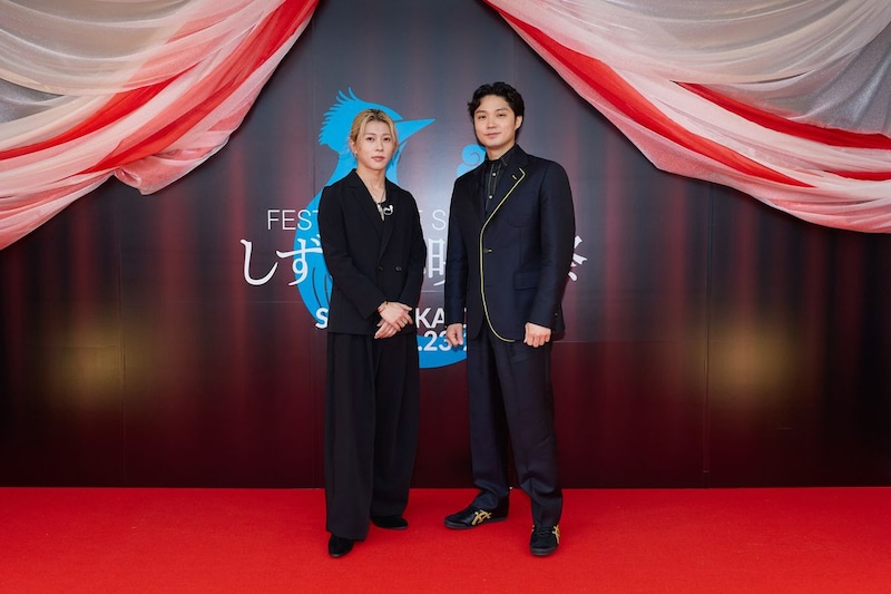 磯村勇斗＆末澤誠也(Aぇ！group)　 映画『mentor』しずおか映画祭【スペシャルトークステージ】　末澤「不思議な映画に仕上がっている…」