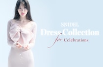 SNIDELが雑賀サクラを起用した「Dress Collection for Celebrations」を公開