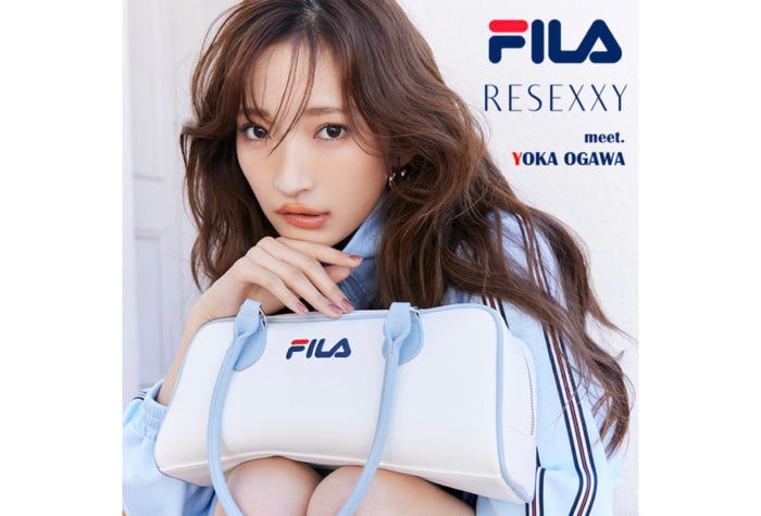 「RESEXXY」Girls²メンバー・小川桜花を起用したFILAとの別注コレクションの予約販売をスタート