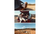 どんがはたへドライブ！車中カフェでキャンプ気分