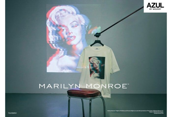 「AZUL BY MOUSSY」マリリン・モンローの生誕100周年を記念したLimited Edition全2型が登場