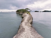 海に浮かぶ天然の桟橋！『馬の背』に行ってみた~利府町~