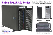 新製品 UP Zen5 EPYC 9005,12＊リムーバブルベイ,SAS／SATA／NVMe RAID,CRPS 冗長化電源搭載 タワー型サーバー「Salva 5912SAR」シリーズのご紹介