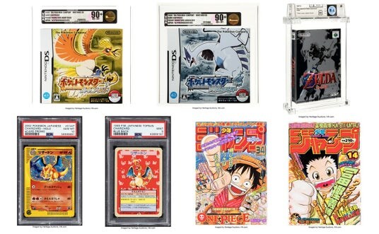「Japanese Video Games, Trading Card Games, and Manga Showcase Auction」を2025年10月15日（水）16日（木）の2日間開催