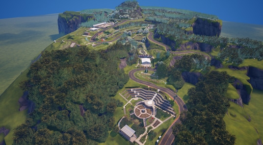 フォートナイトに、ACAO FORESTを再現したステージが登場!「ATAMI TREASURE SURVIVAL」