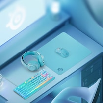 キーボードとマウスパッドに新色パステルカラーが登場！「Apex 3 TKL」にAqua ／ Lavender、「QcK」にAqua ／ Lavender ／ White