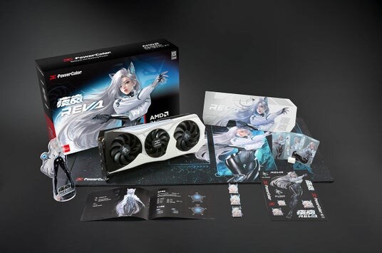 PowerColorから、オリジナルキャラクター『REVA』をフィーチャーしたRadeon RX 9070 XT 搭載のグラフィックボード『RX9070XT 16G-L／OC／REVA』を発売