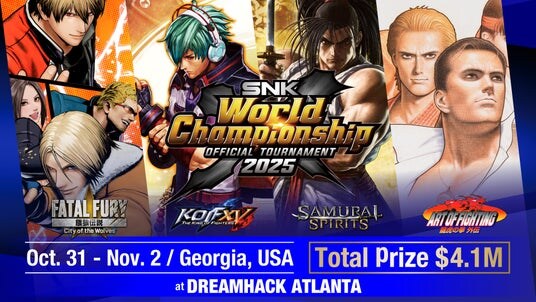 賞金総額＄4,100,000！「SNK World Championship 2025」の追加情報を発表！