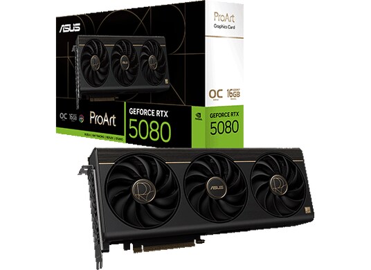 ASUSから、クリエイター向けグラフィックボード『PROART-RTX5080-O16G』『PROART-RTX5070TI-O16G』を発売