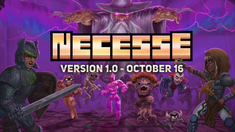 サンドボックス・クラフト・アドベンチャー『Necesse: ネセス』正式リリース パルワールド、コアキーパーとのバンドルも登場！